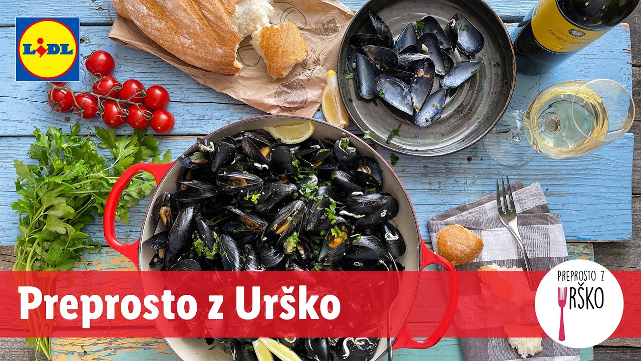 Preprosto z Urško: Školjke na buzari