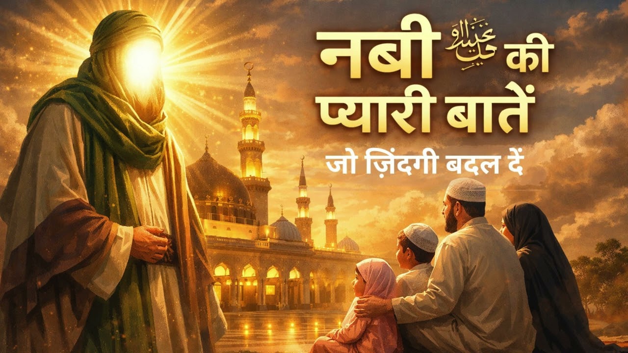 ज़िदंगी बदलने वाली बातें: नबी صلى الله عليه وسلمकी सन्नतें| Life Changing Teachings of Prophet #nabi