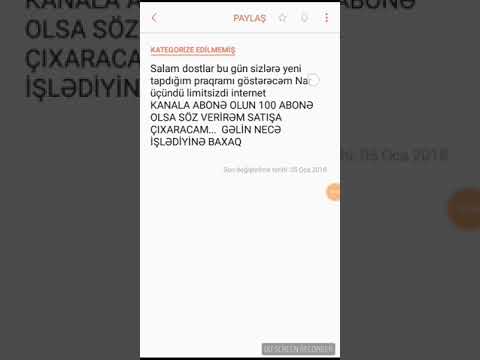 Narda Pulsuz İnternet 08.01.2018