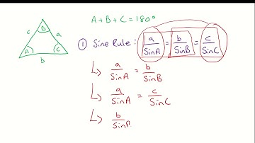 Non Right Angled Triangles - Sine Rule