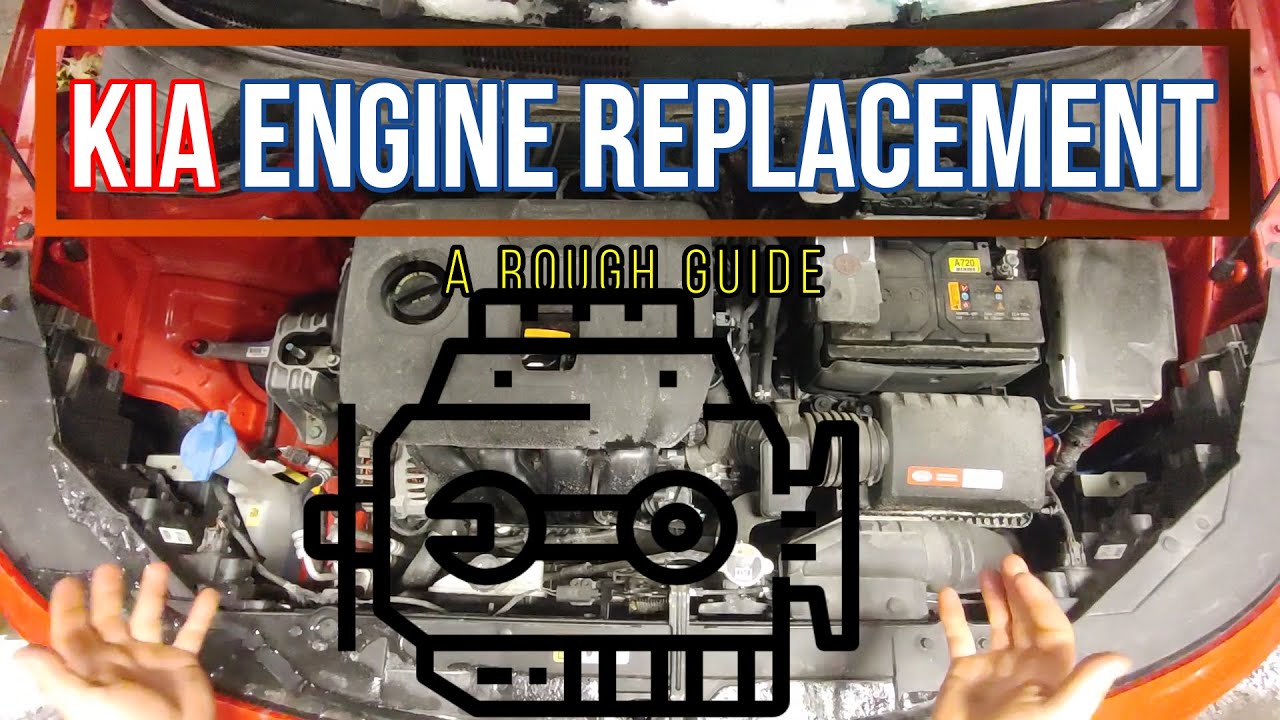 Kia Engine Replacement(A rough Guide) - YouTube