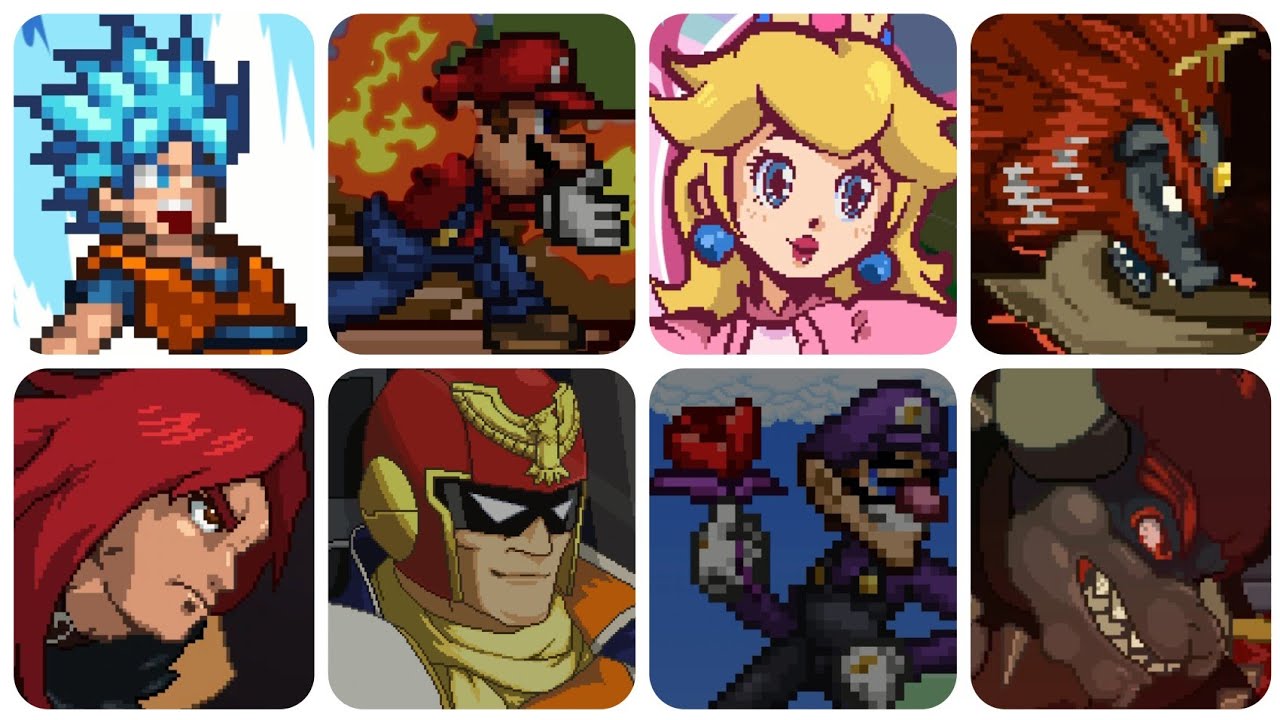 Super Smash Flash 2 - All Final Smashes (1.3.1 Beta)