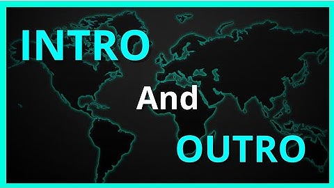 MY FIRST CHANNEL INTRO & OUTRO | FOR 2025