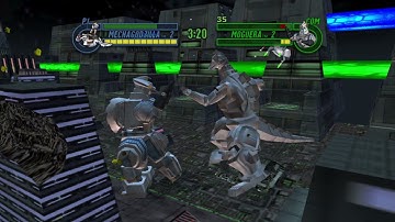 MechaGodzilla 2 vs MOGUERA - Godzilla Save the Earth