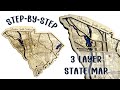 Easy Method To Laser Cut And Engrave Any US State Easy Method To Laser Cut And Engrave Any US State