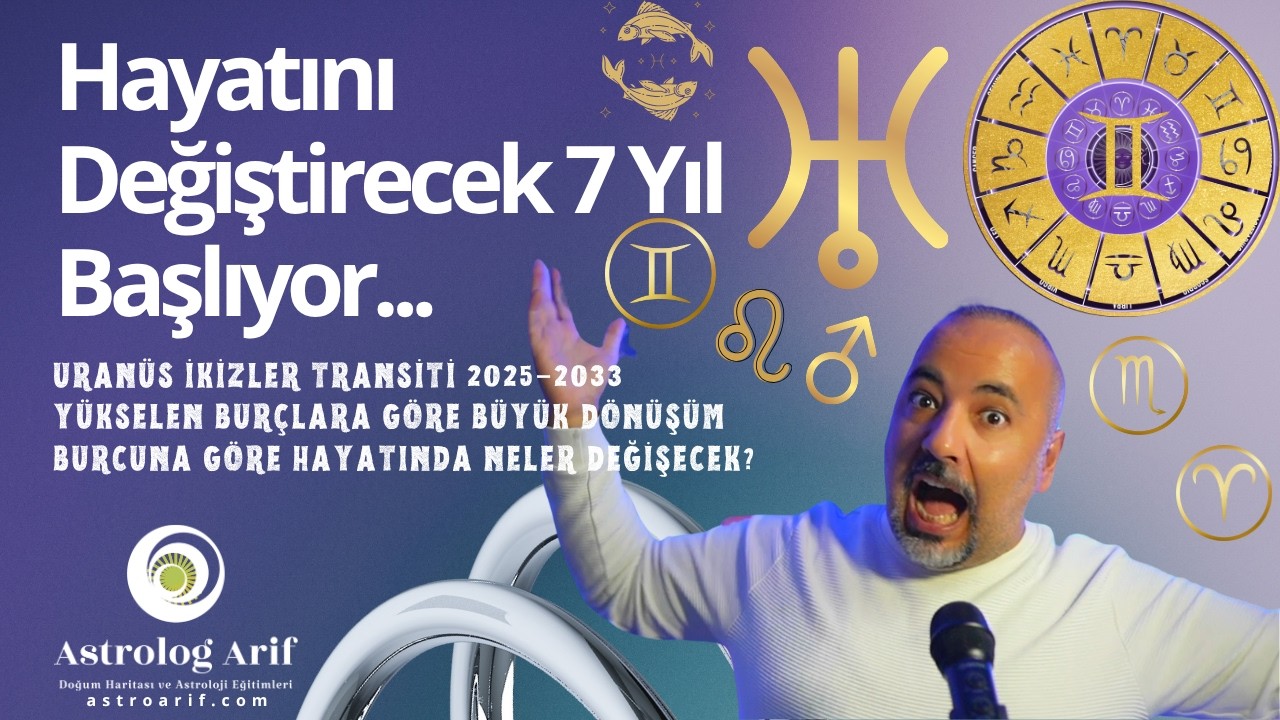 Uranüs İkizler transiti - Astrolog Arif