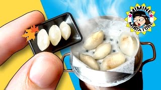 eng sub miniature cooking korea holiday food songpyeon mimine miniature