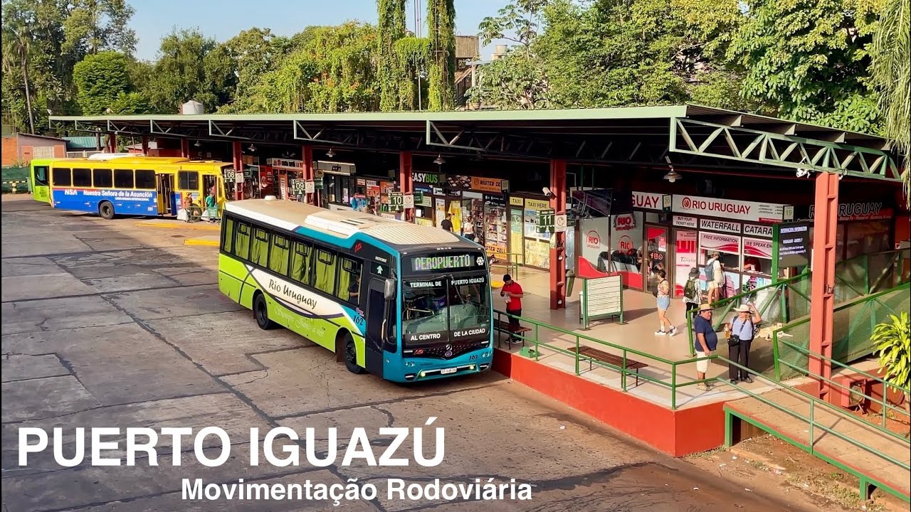 MOVIMENTAÇÃO RODOVIÁRIA EM PUERTO IGUAZÚ, ARGENTINA: Manhã de Sábado no Verão de 2026