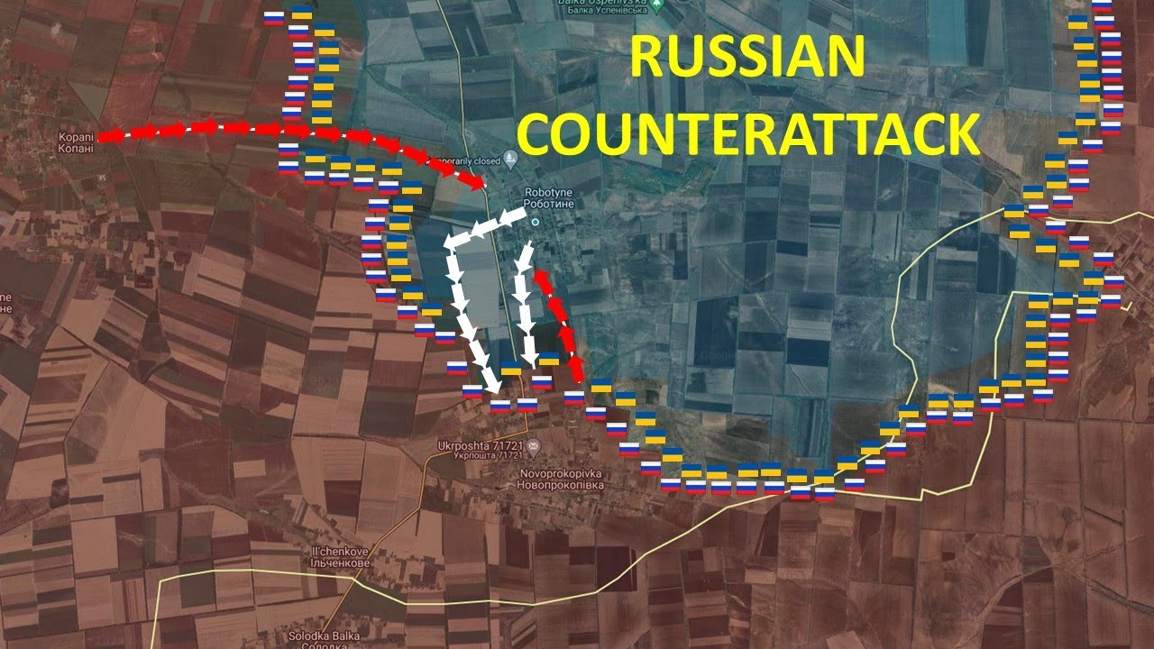 Soviet Counterattack Highly Succesfull Russian Counterattack South Of Robotyne l Russia ...
