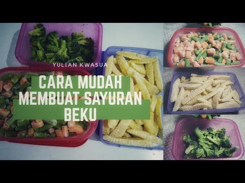 Video: Bekukan Sayur Dengan Betul