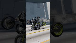 CRAZY Bike ACCIDENT #1 | BeamNG | #beamngdrive #shorts
