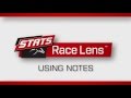 Race lens tutorial  creating horse race  track notes