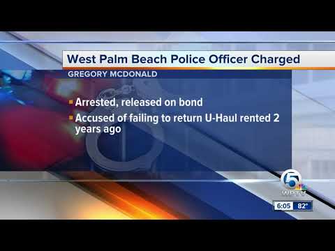 West Palm Beach Police Officer Arrested After Failing To Return U