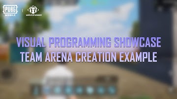 PUBG MOBILE | See the new Visual Programming in Action