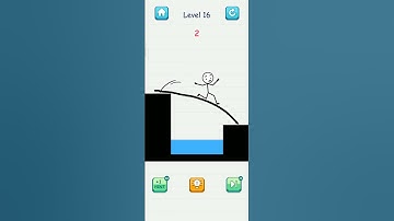 Save The Stick : Draw To Save | Level 16 | Draw To Rescue from Dangerous Traps | Stick puzzle game