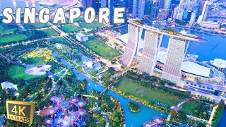 Singapore in 4K ULTRA HD HDR 60 FPS Video by DRONE