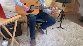 Video thumbnail of "Michael Row the Boat Ashore (Spiritual / Great Campfire Song) Beginner level Strumming not Picking."
