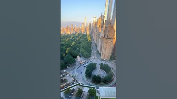 Thumbnail of View of Columbus Circle, Central Park South and Central Park from Mandarin Oriental New York City