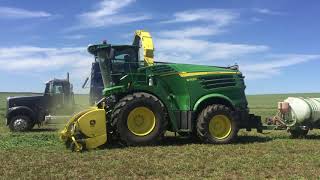 Chopping Hay 2017 8700 John Deere by Gary Wichers 270 views 6 years ago 11 minutes, 21 seconds
