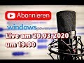 WindowsPower LIVE am 20.03 um 19:00