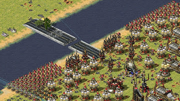 Red ALert 2 | Extra hard AI | Yuri vs 7 random | floating disc