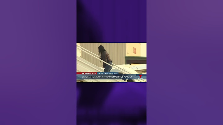 Estados Unidos deporta a más de 130 inmigrantes guatemaltecos | Noticias Telemundo