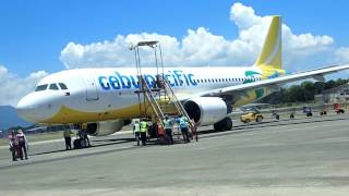 Cebu Pacific Air Puerto Princesa Palawan Island to Manila A320