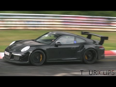 2015 Porsche 991 GT3 RS testing hard on the Nürburgring!