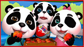 Bingo Happy birthday Song, Wheels on the Bus  Baby Panda  Nursery Rhymes, song.