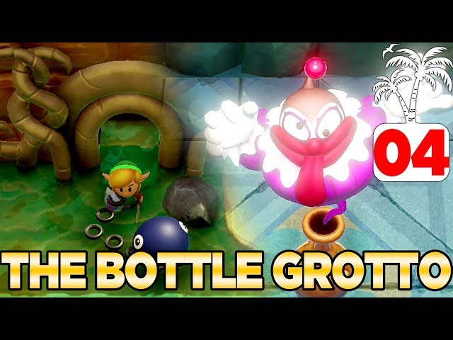 Zelda Links Awakening 100% : Bottle Grotto  Dungeon 2 e aumento do PÓ  mágico #03 [Detonado] 