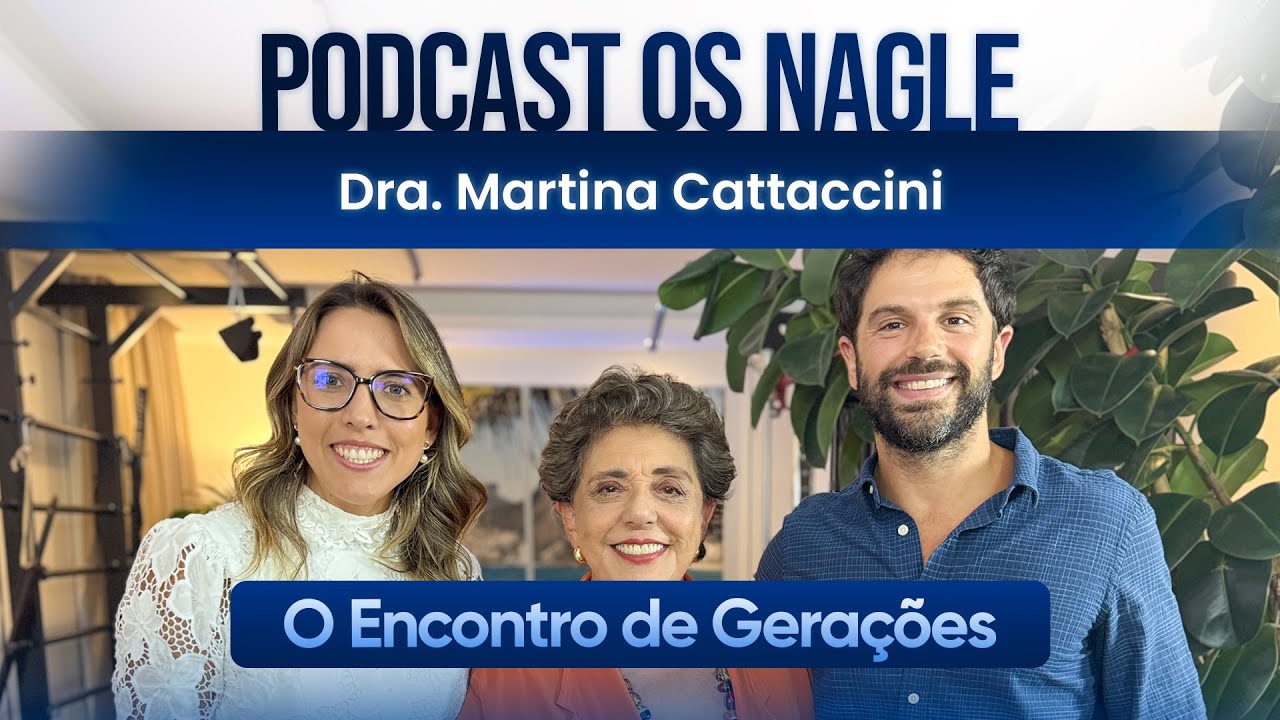Capa do episódio: Dra. Martina Cattaccini: Ensinar crianças a ser saudável: Os Nagle, Encontro de Gerações