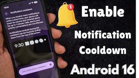 Android 16 Notification Cooldown Feature