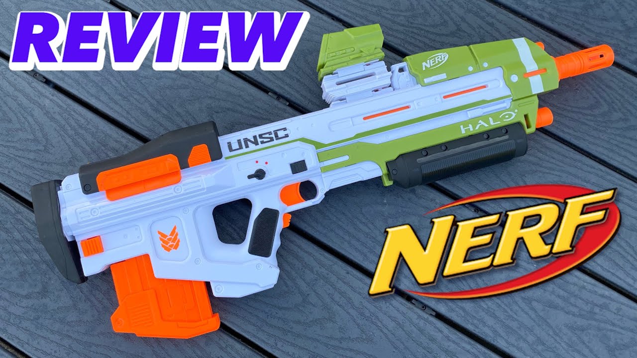 [REVIEW] NERF HALO Infinite MA40 - YouTube