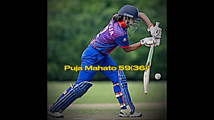|| Nepal women 🇳🇵 vs Maldives women 🇲🇻 ||   Century-Rubina Chhetri & half century-Puja Mahato ||
