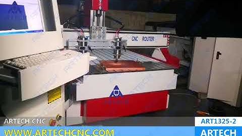 ART-1325-1-2 CNC ROUTER With two spindles