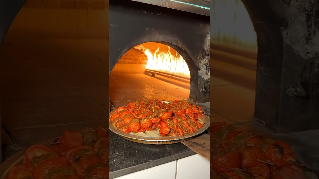 Fırında Domatesli Şiş Köftemizi Nasıl Buldunuz? #food #yemek #domates #ağababadöner