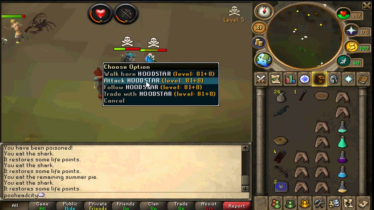 42 Defence Range Tank Commentary + Pk Vid | pooheadcity | Runescape 2012 | Edgeville