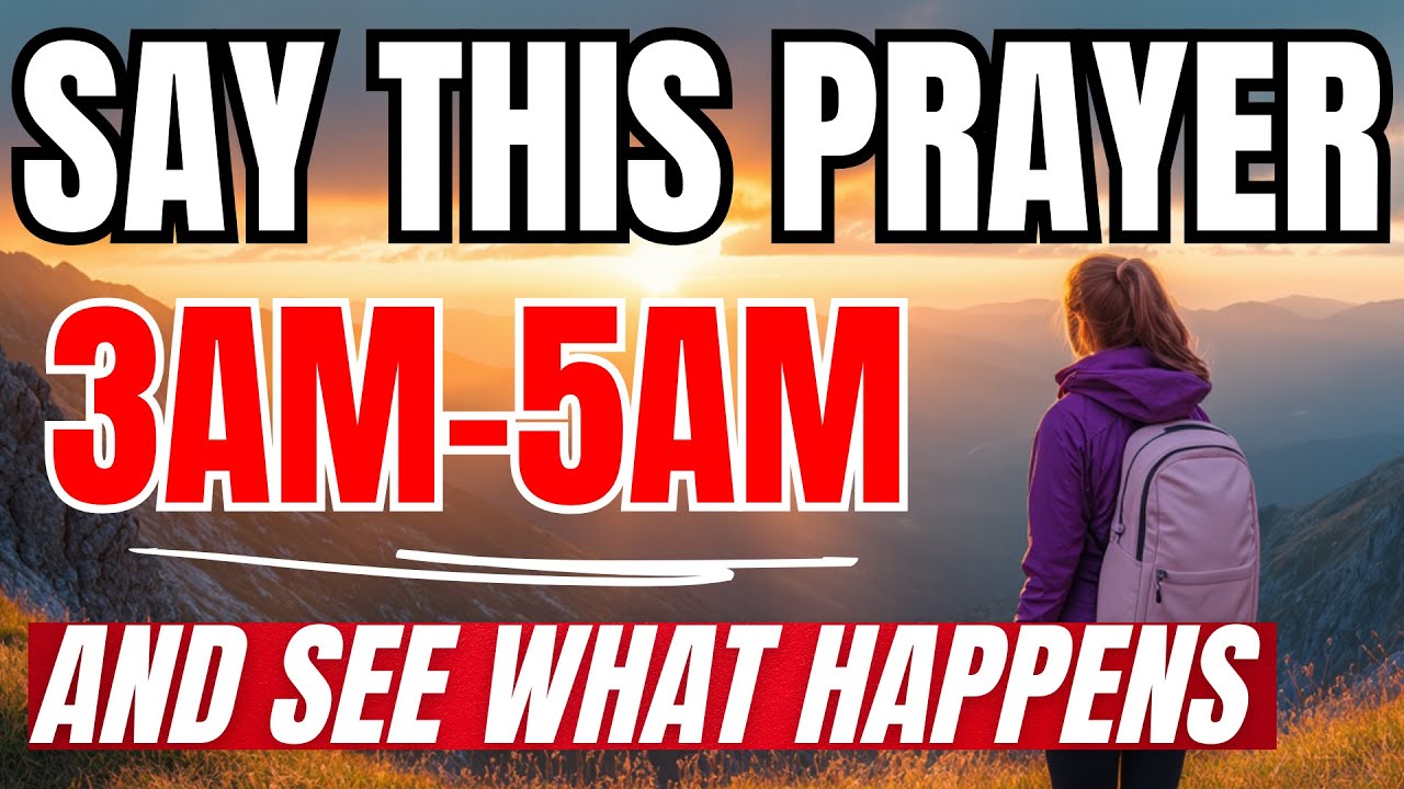 When You Wake Up At 3AM, Pray This Powerful Early Morning Prayer For ...