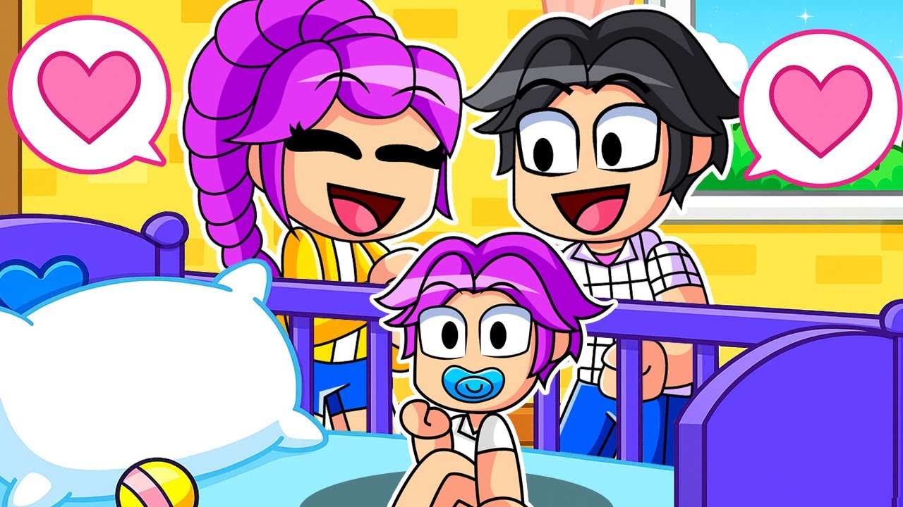 ¡Rumi y Jinu SON PAPÁS en Roblox! 👶🔥