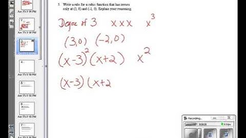 Unit 4 Test Review video