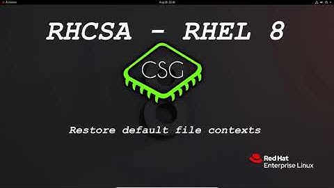 RHCSA RHEL 8 - Use boolean settings to modify system SELinux settings