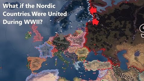 WWII BUT The Nordic Countries Are United || Hoi4 Time Lapse