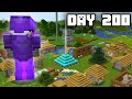 I survived 200 DAYS in Minecraft Hardcore...And here is what happened