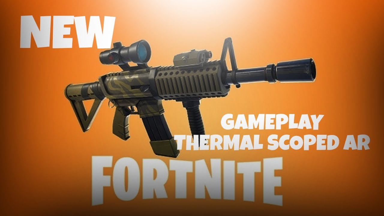 *New* Thermal Scoped Assault Rifle Gameplay in Fortnite (XB1)