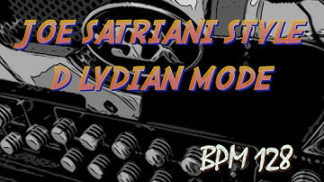Joe Satriani Style D Lydian Mode Backing Track
