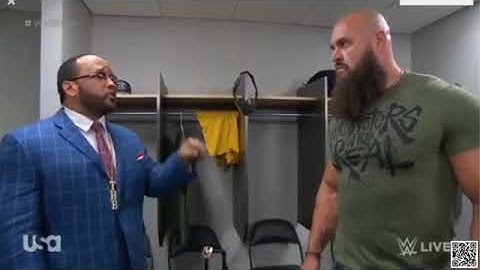 Braun strowman,mvp backstage segment raw 5/10/21