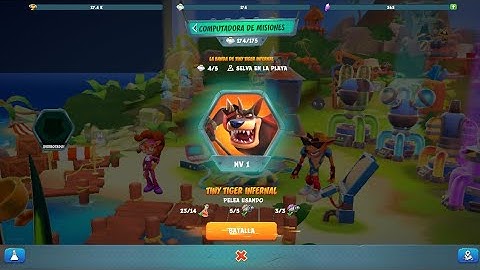 CRASH ON THE RUN: DEFEATING INFERNO TINY TIGER (GEM 175)