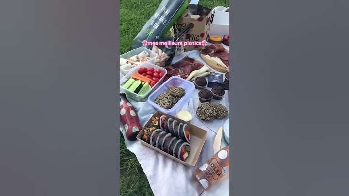 Idées pic nic PARFAITS