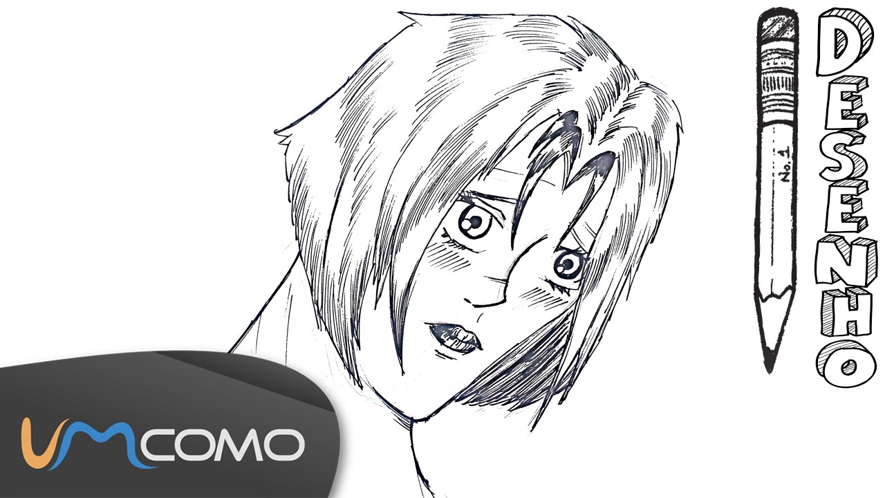 DESENHAR ROSTO VIRADO PARA BAIXO VÍDEO AULA DE MANGA
