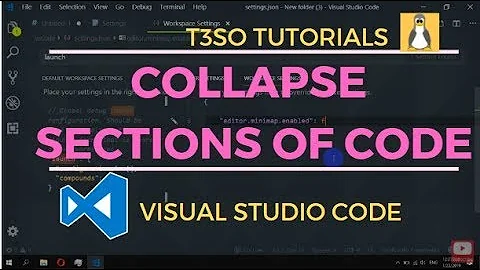 How to collapse sections of code in Visual Studio Code